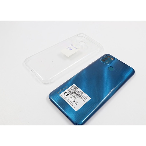 Infinix Smart 6 X657B  64GB Blue + Transparent Cover