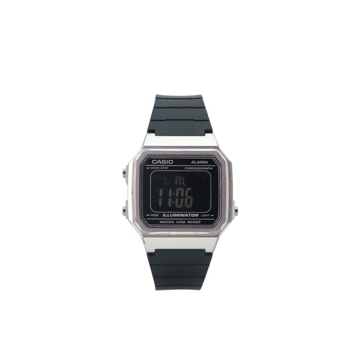 Casio W-217H Digital Watch Illuminator , Water Resistant  50 M, Stainless Steel Back