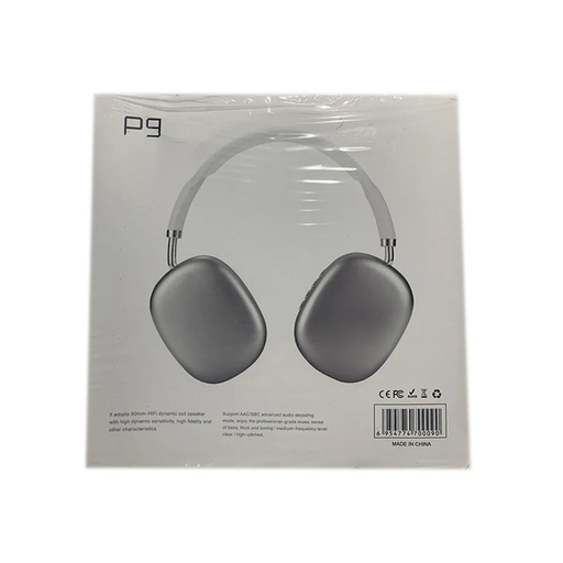 P9 Headset It adopts 50 mm-HiFi Dynamic Coil Speaker