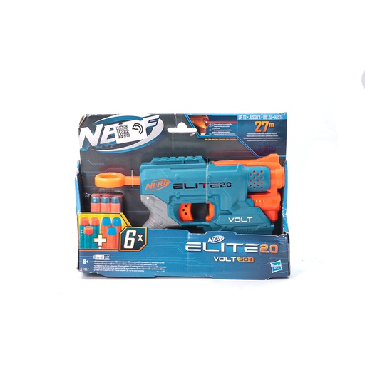 Nerf Elite 2.0 Volt SD-1 Blaster, 6 Official Nerf Darts, 2 Tactical Rails to Customize for Battle