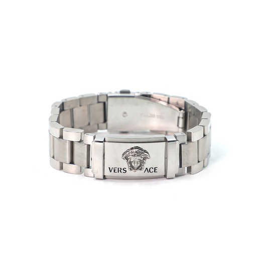 Versace band bracelet silver