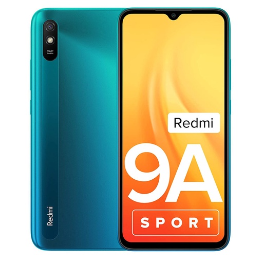 Redmi 9A Sport (أخضر كورال ، 2 جيجا رام ، 32 جيجا تخزين) | معالج Helio G25 ثماني النواة بسرعة 2 جيجاهرتز | بطارية 5000 مللي أمبير