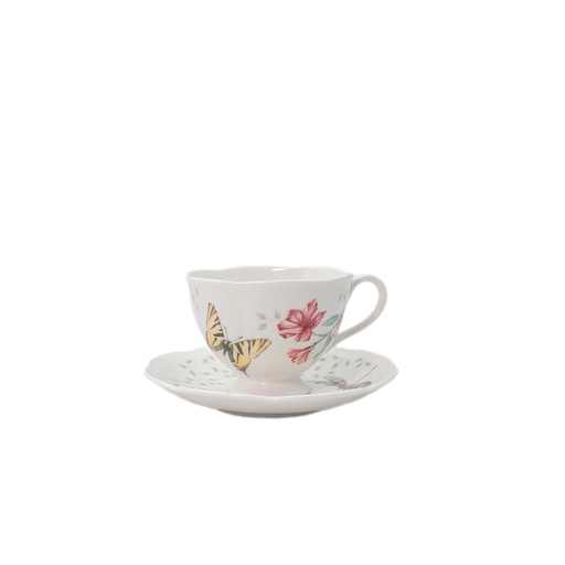 Butterfly Meadow Tiger Swallowtail Cup And Saucer
