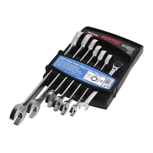 7PCS Flexible Ratchet Combination Spanner