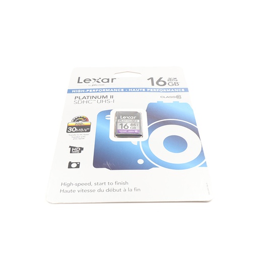 Lexar By Micron Platinum II SDHC UHS-I 16 GB High Performance