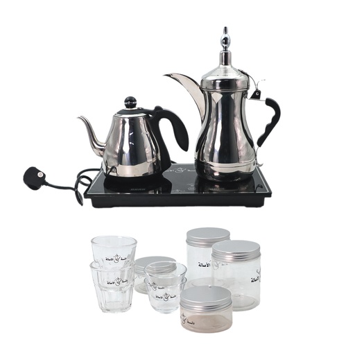 Tea And Coffee Set With Electric Heater