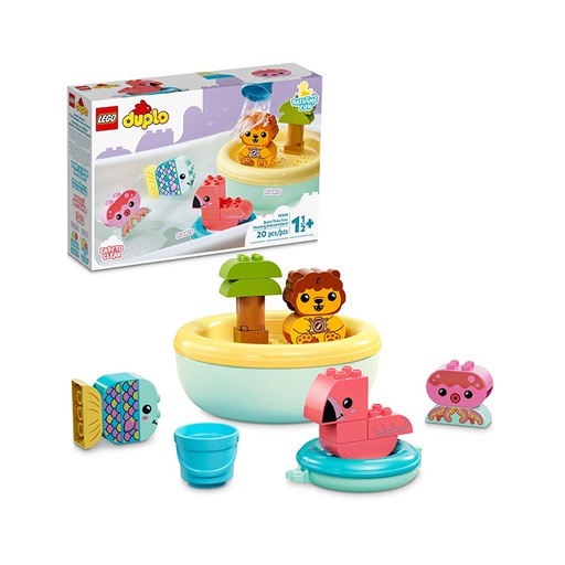 LEGO® DUPLO® My First Bath Time Fun: Floating Animal Island 10966 Building Toy (20 Pieces)