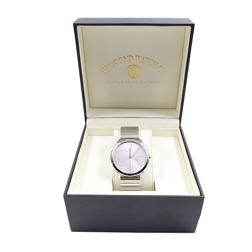 Calvin Klein K3M 21B Water Resistant All Stainless Steel, Swiss Made