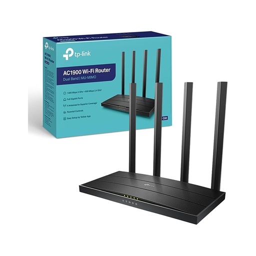 Tp-Link Ac1900 Wi-Fi Router Dual Band Mu-MiMo 1300 Mbps 5 Ghz