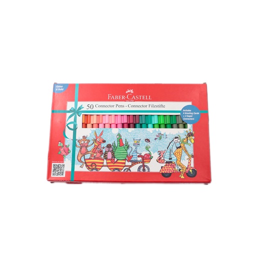 Faber -Castell 50 Connector Pens  . Connector Filzstifle