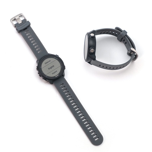 Garmin Forerunner 245 GPS, ** No Charger ** Runing Smart Watch With Advanced Dynamic Slate - Gray