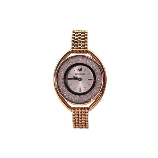 Swarovski Crystalline Oval Watch Rosegold Silver Dial 5200341
