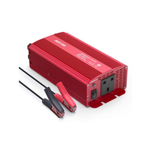 BESTEK 1000W Power Inverter DC 12V to AC Outlet 230V 240V Voltage