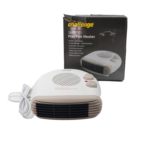 Challenge 2kW Flat Fan Heater