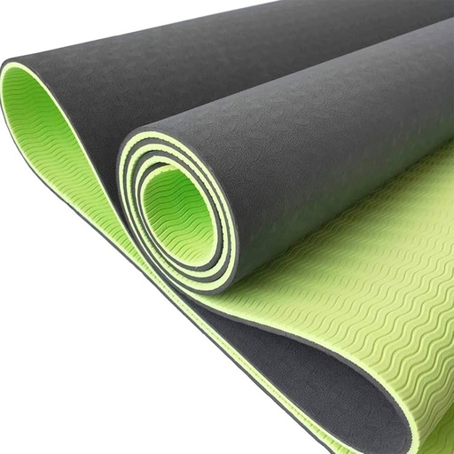 TPE Yoga mat 100% latex free & pvc free (chloride free)