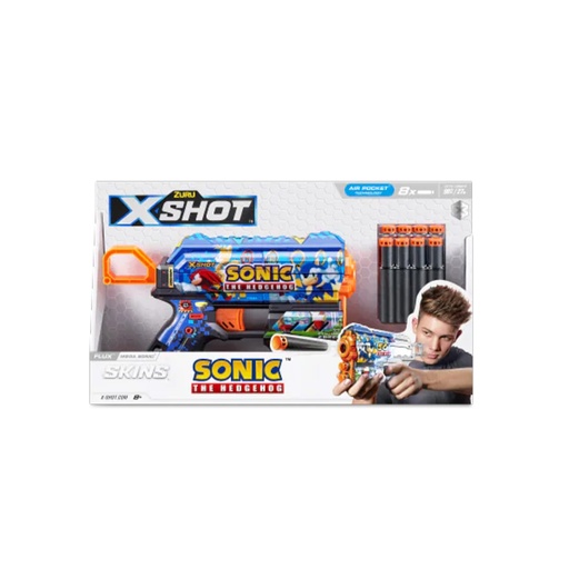 Zuru X-Shots Skins-Sonic The Hedgehog Play Weapons