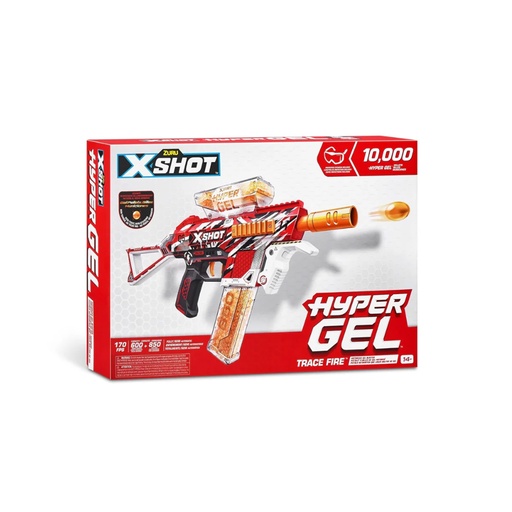 Xshots Hyper Gel Trace Fire Blaster, Semi and Fully Automatic Gel Blaster & 10,000 Gellets