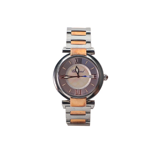 Chopard Emperial 36mm Factory of Pearl Dial Rose Gold and Steel Watch 8532