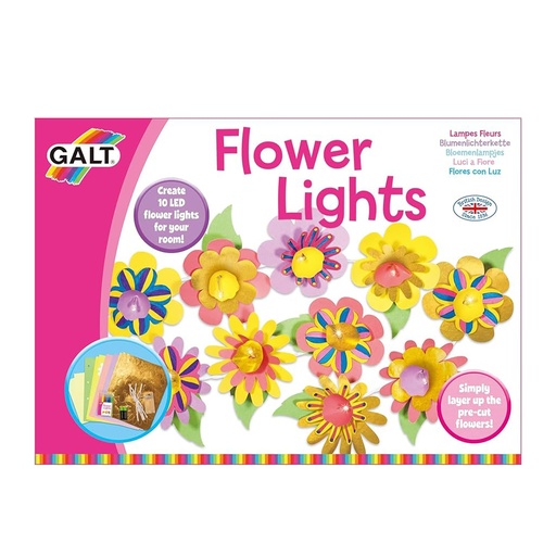 Galt Toys, Flower Lights, Kids Craft Kits