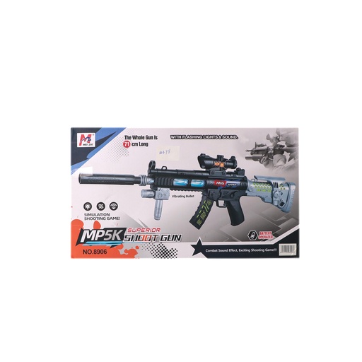 Mp5K Superior Shoot Glin With Flashlight And Sound