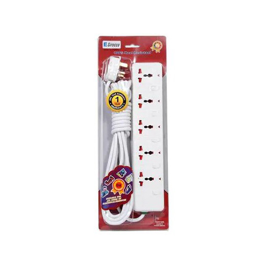 Sirocco 5 Way Extension Socket W2904S 5 Meters