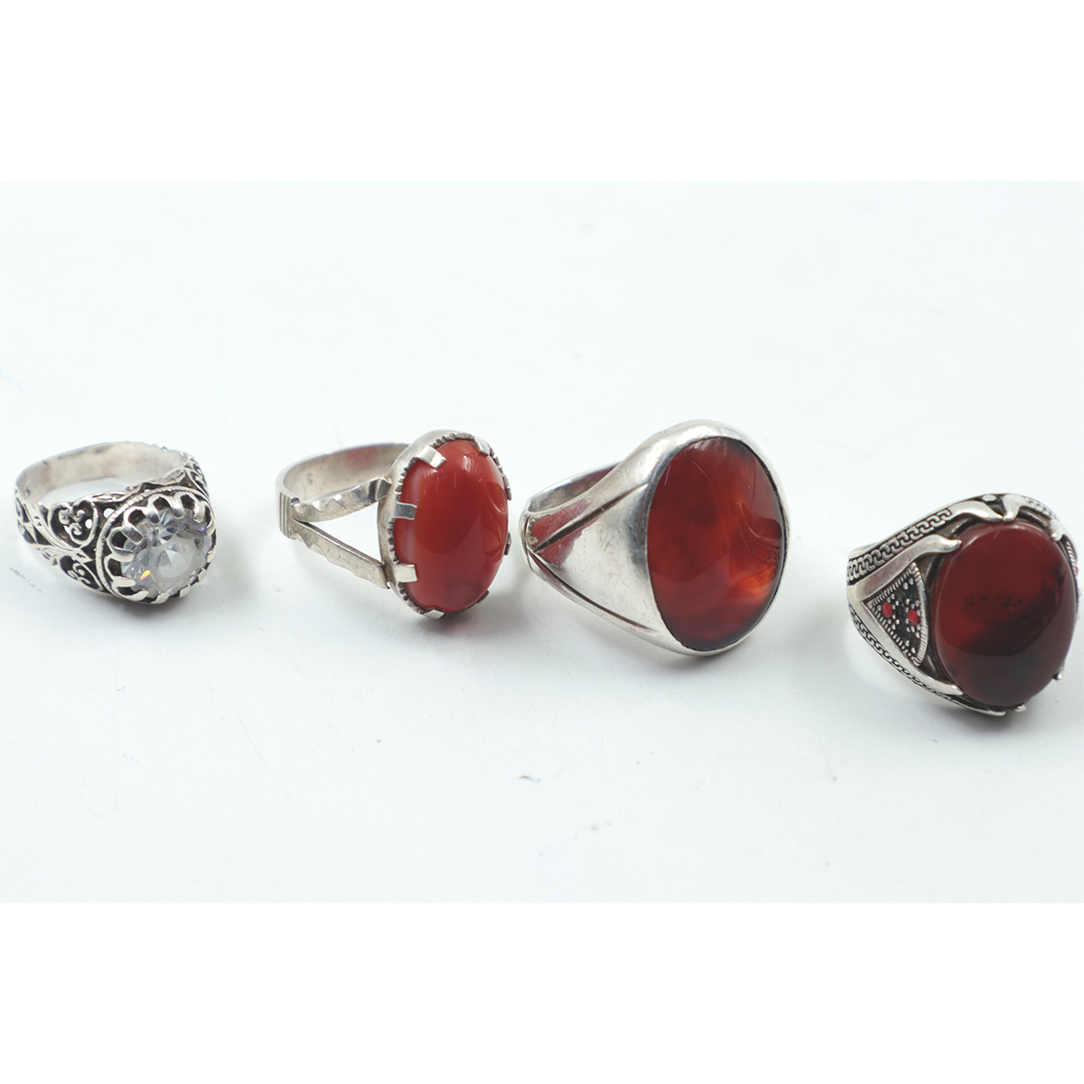 Auction For Ring Set 4 Piece - Silver 1, 34-g